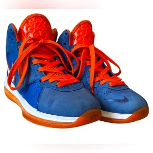 Nike LEBRON VIII QS - Varsity Royal/White/Orange Blaze - Men's 8 #43