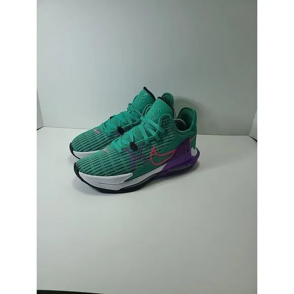Nike LeBron Witness VI 6 Green CZ4052-30 Men's size 8.5 Sneakers Shoes Pre-owned