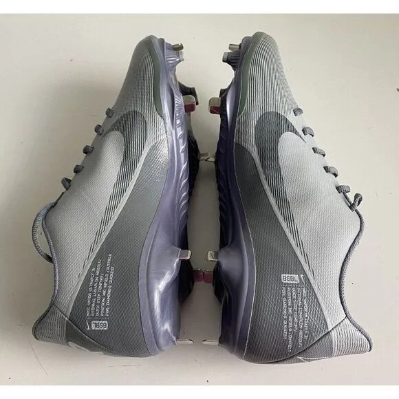 Nike Lunar Vapor Ultrafly Elite 3 DC9907-003 Gray Baseball Cleats Men’s Sz 14