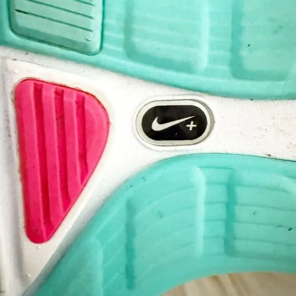 NIKE | Lunarglide  4 Teal Gold White Hot Pink Speckled Sneakers Shoes | Size 11
