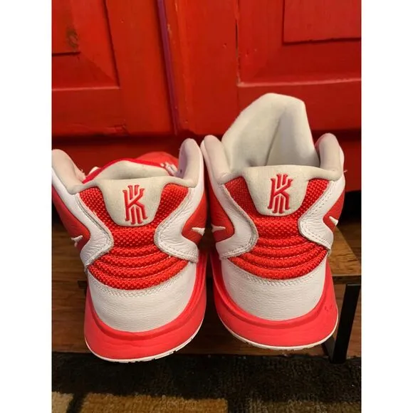 Nike Men 16 Kyrie Infinity TB Basketball Shoes Red White DO9616-600 High Top EUC