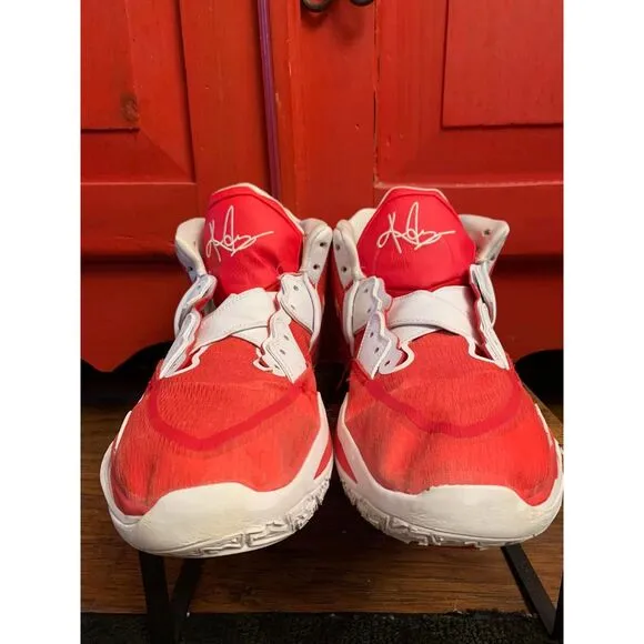 Nike Men 16 Kyrie Infinity TB Basketball Shoes Red White DO9616-600 High Top EUC