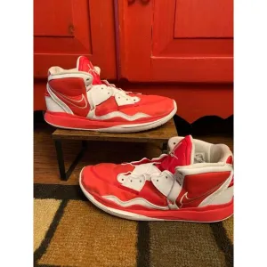 Nike Men 16 Kyrie Infinity TB Basketball Shoes Red White DO9616-600 High Top EUC