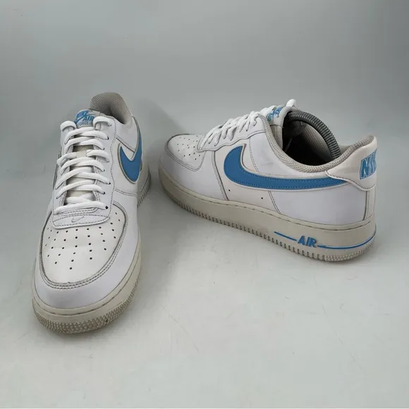 Nike Men’s Air Force 1 Low ‘07- SZ 9.5 -University Blue 2018 Shoes Sneakers