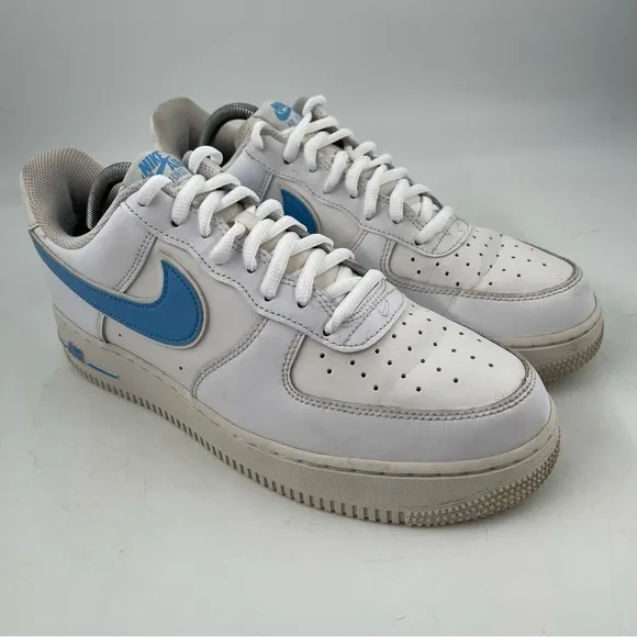 Nike Men’s Air Force 1 Low ‘07- SZ 9.5 -University Blue 2018 Shoes Sneakers