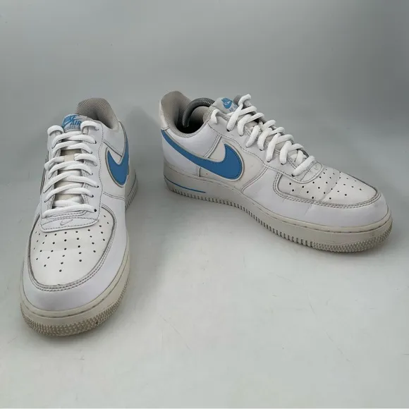 Nike Men’s Air Force 1 Low ‘07- SZ 9.5 -University Blue 2018 Shoes Sneakers