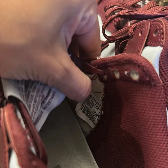 Nike Men's dunk high Maroon and Gray High-Top Sneakers