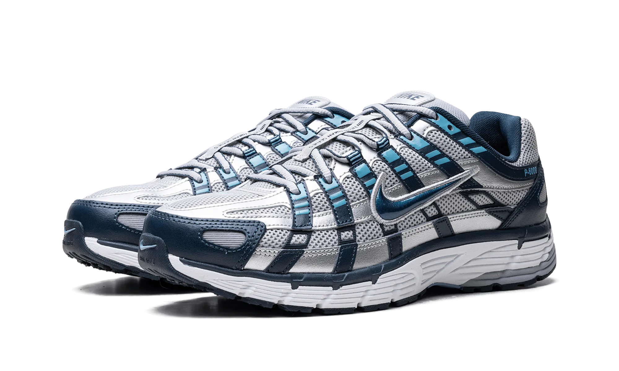 Nike P-6000 Armory Navy Flat Silver