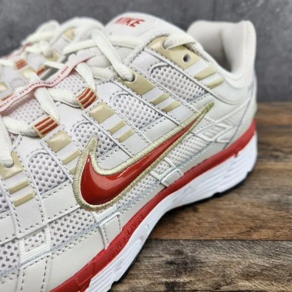 Nike P-6000 Size 9.5 Mens Phantom Dragon Red White Black Casual Shoes Sneakers