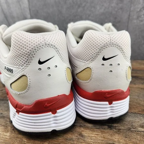 Nike P-6000 Size 9.5 Mens Phantom Dragon Red White Black Casual Shoes Sneakers