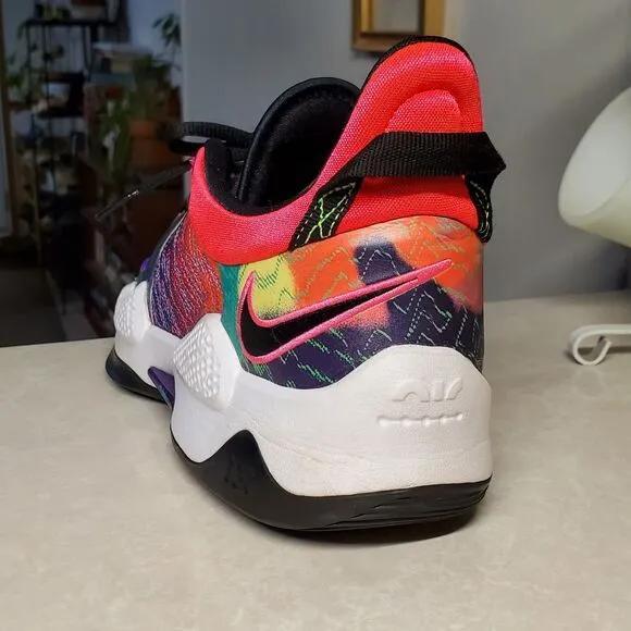 Nike PG 5 Paul George Basketball Sneakers Multi Color Mens size 8.5