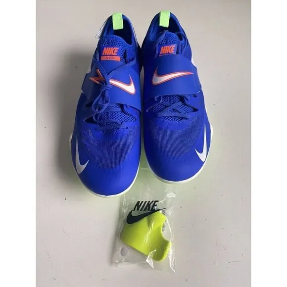 Nike Pole Vault Elite Track &amp; Field Jumping Spikes AA1204-400 Men’s Sz 12.5