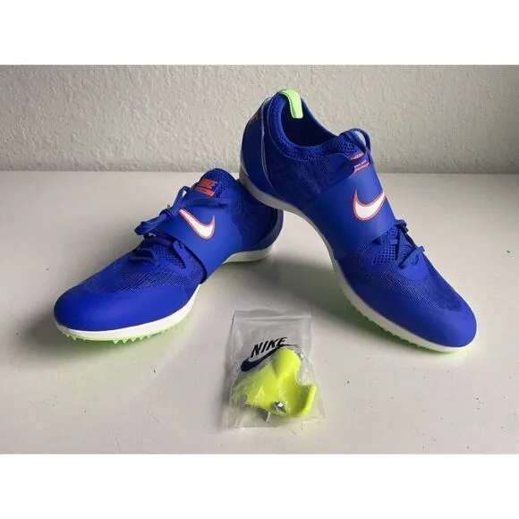 Nike Pole Vault Elite Track &amp; Field Jumping Spikes AA1204-400 Men’s Sz 12.5