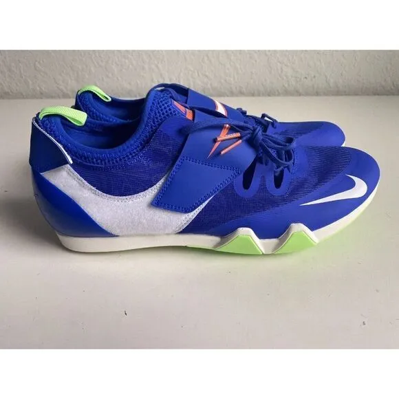 Nike Pole Vault Elite Track &amp; Field Jumping Spikes AA1204-400 Men’s Sz 12.5