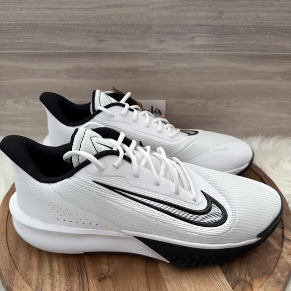Nike Precision 7 Men's Basketball Shoes White/Black Size 13 Sneaker (FN4322-101)