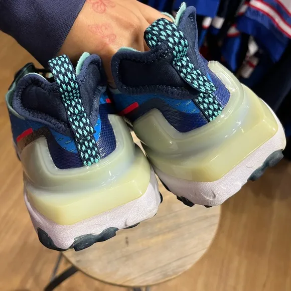Nike React Vision GS Photo Blue Training &amp; Running Shoes Sz 13