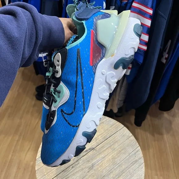 Nike React Vision GS Photo Blue Training &amp; Running Shoes Sz 13