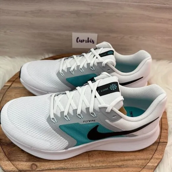 Nike Run Swift 3 Mens Size 11 White Blue Black Athletic Running Shoes Sneakers