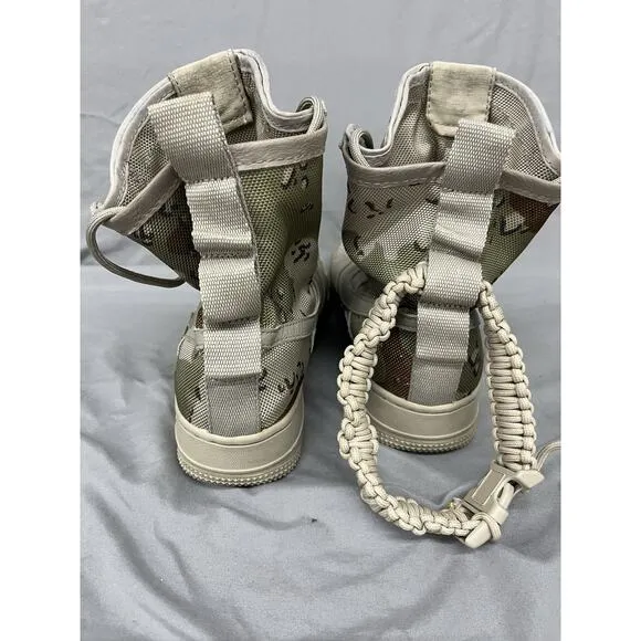 nike sf air force 1 desert camo Men 7 Missing A Strap