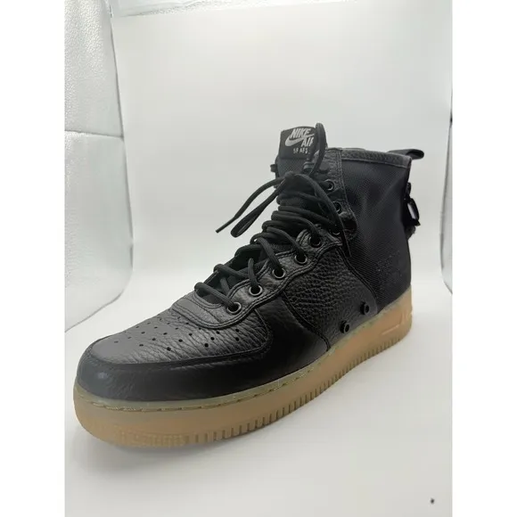 Nike SF Air Force 1 Mid Black Gum, Men's Size 11, Excellent Condition