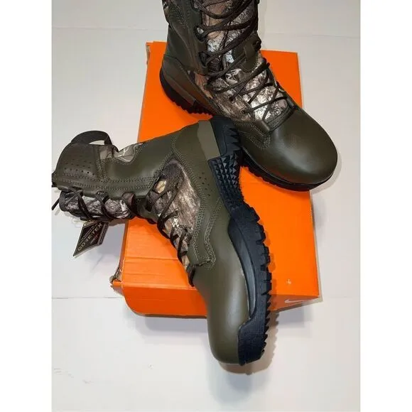 Nike SFB Field 2 Real Tree Camo Gore-Tex Mens Size 9 Tactical Boots DX6491200