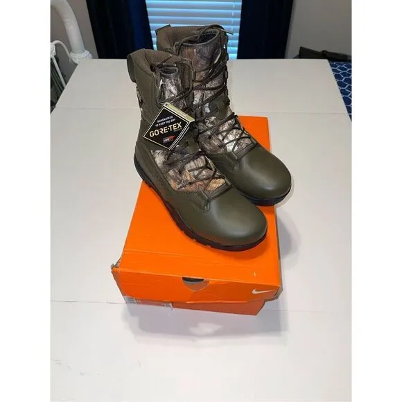 Nike SFB Field 2 Real Tree Camo Gore-Tex Mens Size 9 Tactical Boots DX6491200