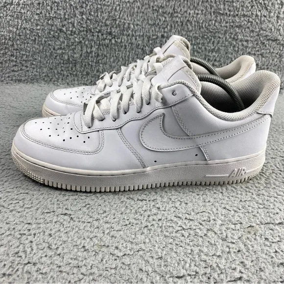 Nike Shoes Mens 11 Air‎ Force 1 Low '07 Triple White Sneaker Lace Up Low Top