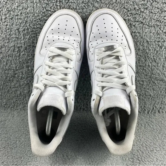 Nike Shoes Mens 11 Air‎ Force 1 Low '07 Triple White Sneaker Lace Up Low Top