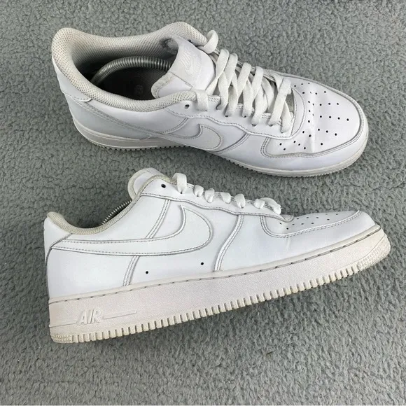 Nike Shoes Mens 11 Air‎ Force 1 Low '07 Triple White Sneaker Lace Up Low Top