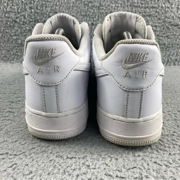 Nike Shoes Mens 11 Air‎ Force 1 Low '07 Triple White Sneaker Lace Up Low Top