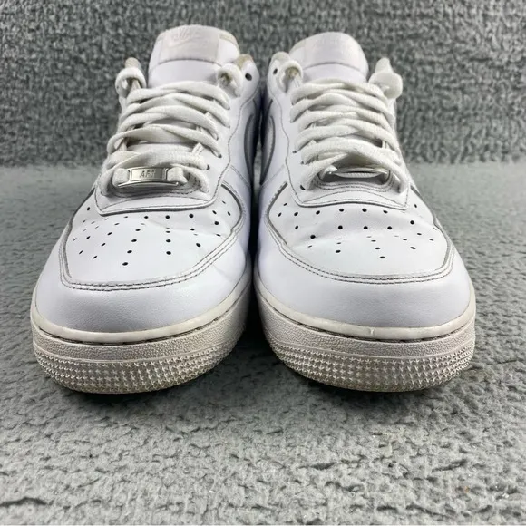 Nike Shoes Mens 11 Air‎ Force 1 Low '07 Triple White Sneaker Lace Up Low Top