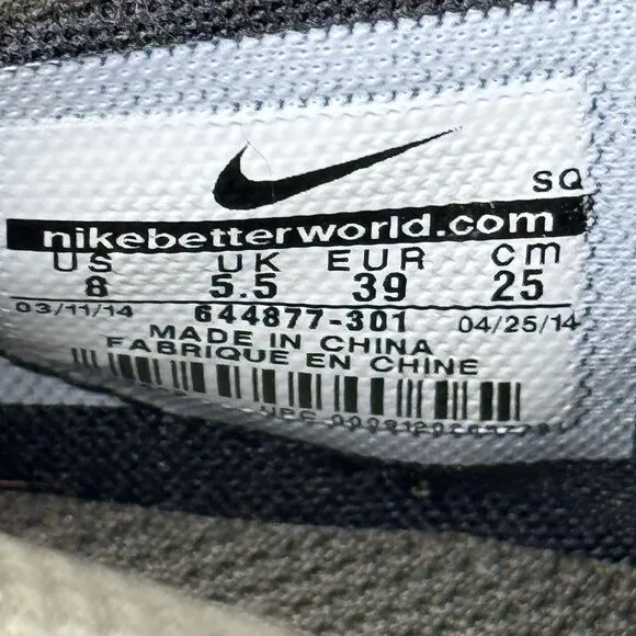 Nike Sneakers Womens Size 8 Dunky Sky Hi Shoes Booties Green Wedge