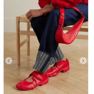 Nike Tabi Air Rift Red Leather 7 NIB