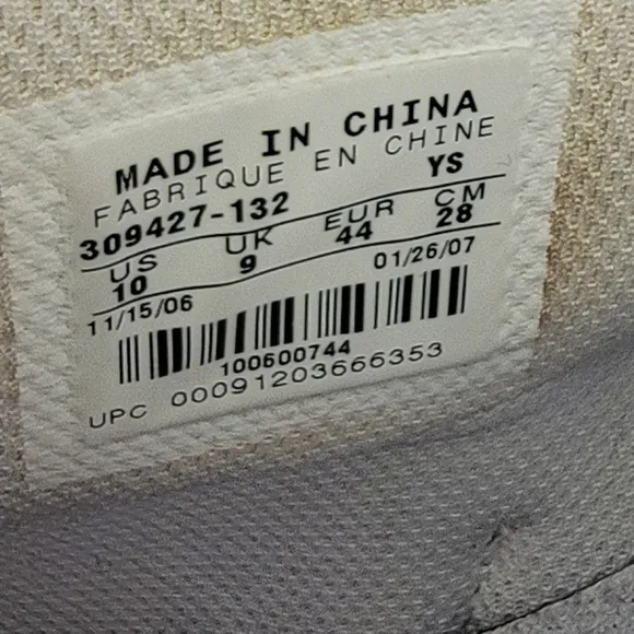 Nike Vandal High Top Sneaker Shoes 309427-132 Size‎ 10 Leather 2006 VTG