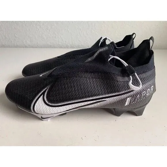 Nike Vapor Edge Elite 360 Flyknit Black Football Cleats CV6317-001 Men’s Sz 15 W