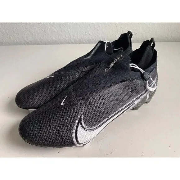 Nike Vapor Edge Elite 360 Flyknit Black Football Cleats CV6317-001 Men’s Sz 15 W
