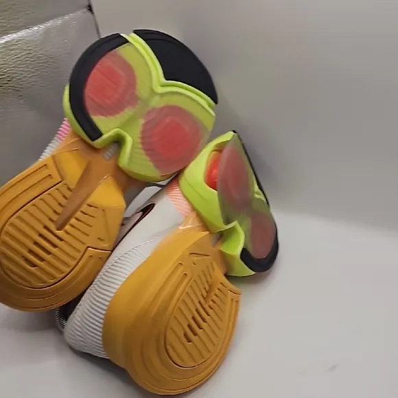 Nike White and Multicolor Athletic Shoes