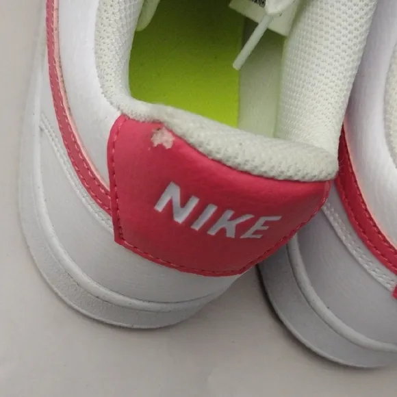 Nike White and Pink Athletic Shoes