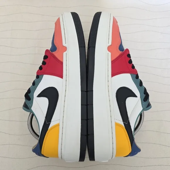 Nike Womens Air Jordan 1 Elevate Low SE Multicolor Shoes DX3951-100 Size 10.5
