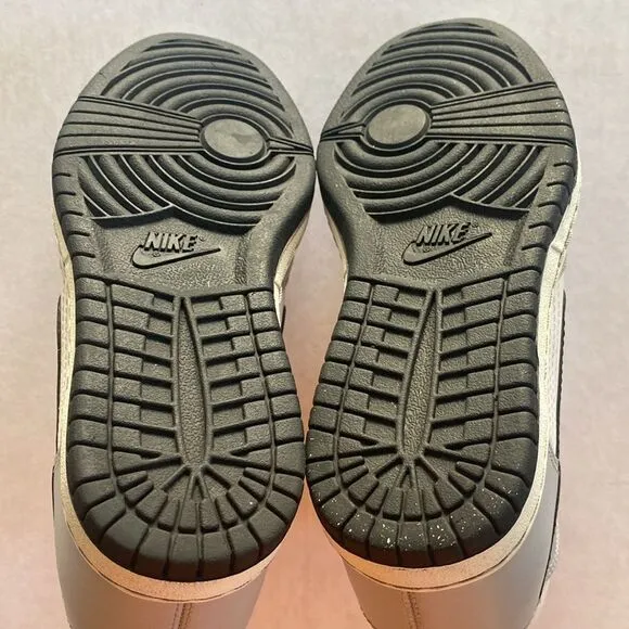 NIKE Women’s Dunk Sky High Hidden Wedge Gray White Leather Shoes # 528899-011  5