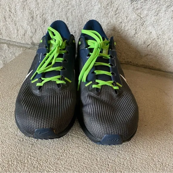 Nike Zoom Pegasus 40 Men’s Gray and Green Athletic Shoes Size 10.5