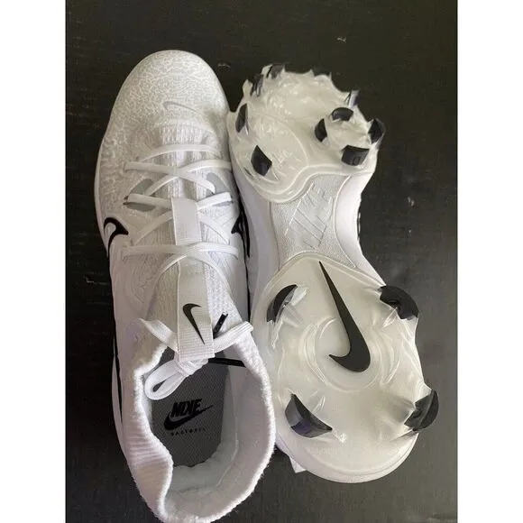 Nike Alpha Huarache NXT MCS White Baseball Cleats DJ6519-100 Men’s Sz 13