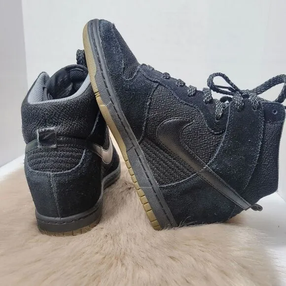 Nike Dunk Sky Hi Essential Hidden Wedge Black Women’s  644877-006 Sneaker Shoes