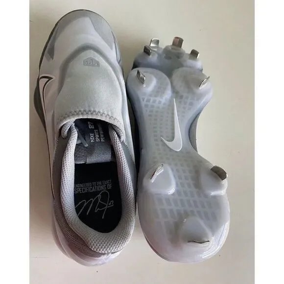 Nike Force Zoom Trout 8 Pro Metal Baseball Cleats Men’s Sz 8 Gray CZ5915-001