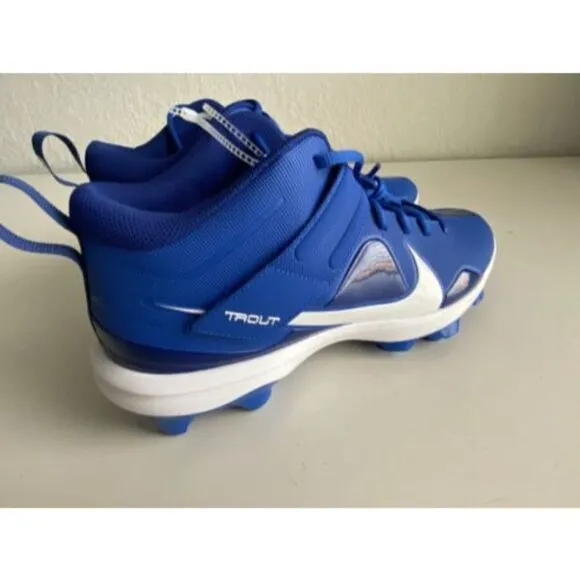 Nike Force Trout 7 MCS Baseball Cleats CT0828-400 Royal Blue White Sz 14