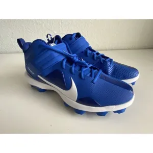 Nike Force Trout 7 MCS Baseball Cleats CT0828-400 Royal Blue White Sz 14
