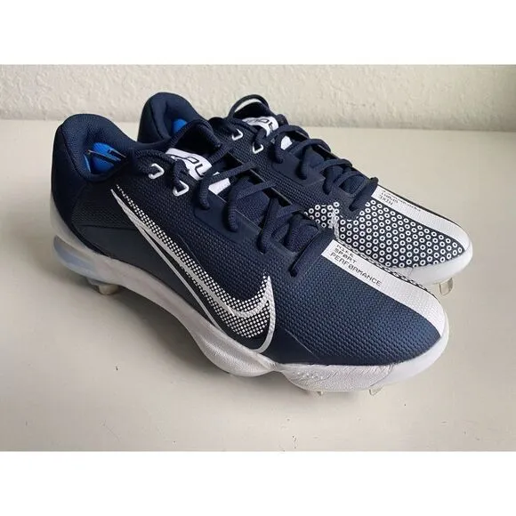 NIKE FORCE ZOOM TROUT 7 PRO BASEBALL COLLEGE NAVY-WHITE Men’s Sz 12.5 CQ7224-403