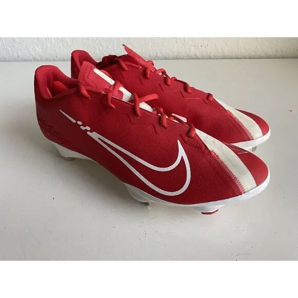 Nike React Vapor Ultrafly Elite 4 Red White Cleats DA0701-600 Men's Size 15