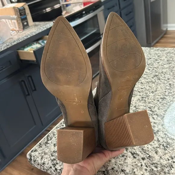 Nine West Birds Grey Boots size 7.5