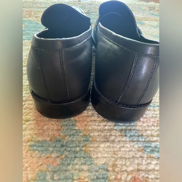 Nisolo Men’s Black Leather Chamberlain Penny Loafer Size 11